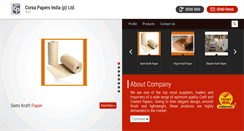Desktop Screenshot of corsapapers.com